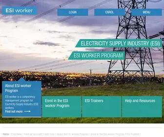 Esiworker.com.au(Just another Onsite Customer Portal site) Screenshot