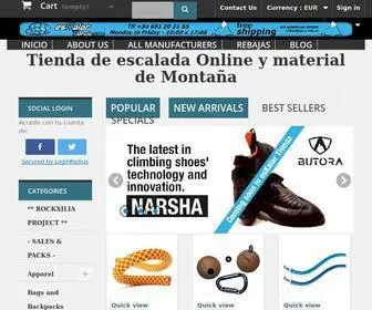 Eskalartienda.com(Tienda de escalada y alpinismo online) Screenshot