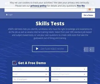 Eskill.com(Pre-Employment Hiring Assessments & Skills Testing) Screenshot