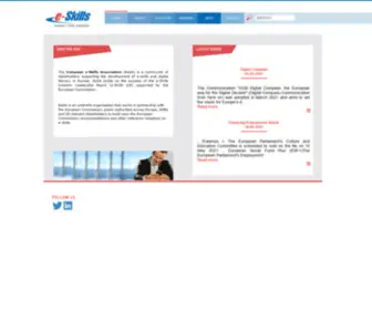 Eskillsassociation.eu(E-skills Association) Screenshot