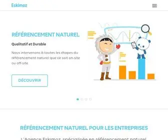 Eskimoz.fr(Agence de référencement naturel à Paris) Screenshot