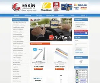 Eskinelektrik.com(Eskin Elektrik. Elektrik malzemeleri izmir) Screenshot