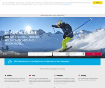 Eskirent.com(Book your online rental of skis) Screenshot