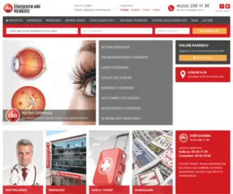 Eskisehirgozmerkezi.com.tr(Özel Eskişehir Göz Sağlığı ve Hastalıkları Tıp Merkezi (EGM)) Screenshot