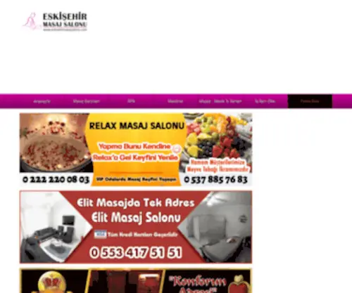 Eskisehirmasajsalonu.com(Eskişehir Masaj Salonu) Screenshot