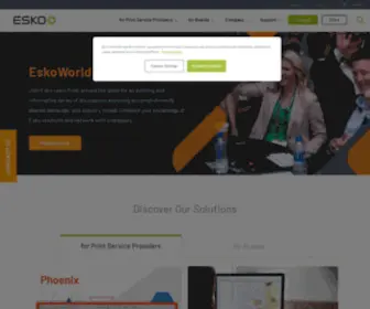 Esko.com(Accelerating the go) Screenshot