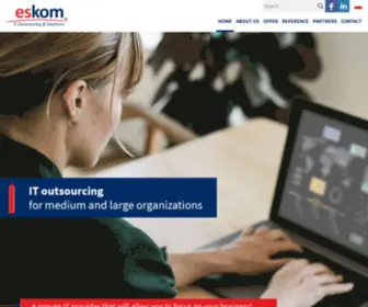 Eskom.eu(Rozwiązania IT dla biznesu i sektora publicznego) Screenshot