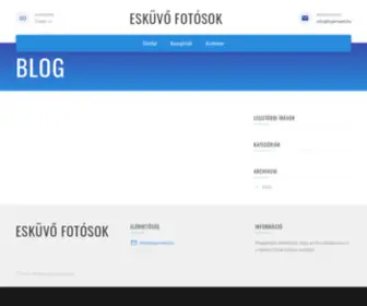 Eskuvofotosok.hu(Pillana(r)t) Screenshot