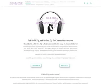 Eskuvoredj.hu(Esküvői Dj és Ceremóniamester) Screenshot