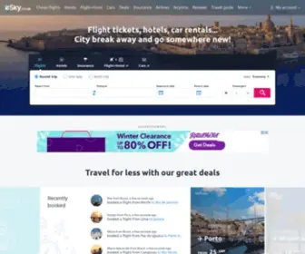Esky.co.uk(Flights) Screenshot