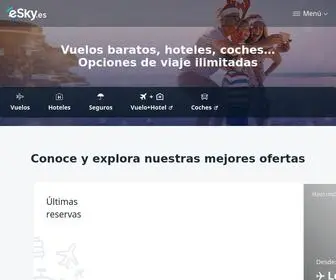 Esky.es(Pasajes aéreos) Screenshot