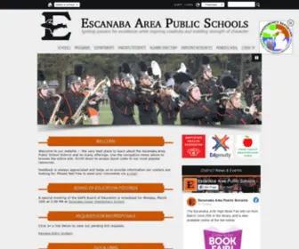Eskymos.com(Escanaba Area Public Schools) Screenshot