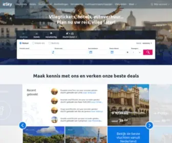 Eskytravel.be(Vluchten) Screenshot