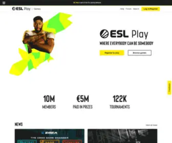 ESL-America.net(ESL America) Screenshot