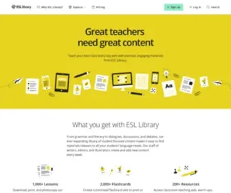 ESL-Library.com(Ellii (formerly ESL Library)) Screenshot
