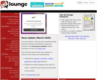 ESL-Lounge.com(ESL Lesson Plans) Screenshot
