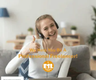 ESL-Teachers-Hub.com(You can be a professional freelancer) Screenshot