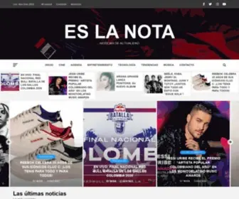 Eslanota.com(Es la Nota) Screenshot