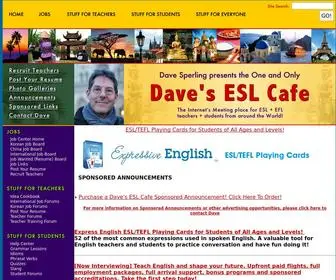 Eslcafe.com(ESL) Screenshot