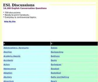 Esldiscussions.com(ESL Discussions) Screenshot