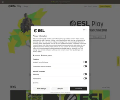 ESL.eu Screenshot