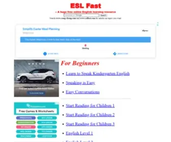 Eslfast.com(ESL Fast) Screenshot