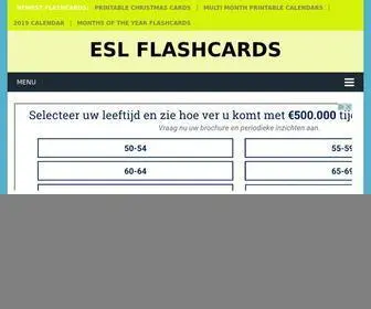 Eslflashcards.com(Download free printable flashcards) Screenshot