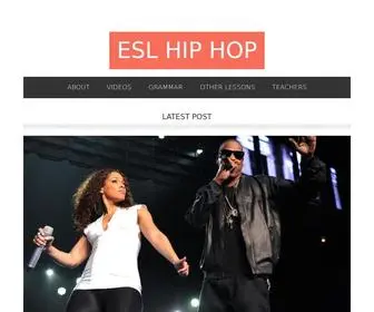 Eslhiphop.com(ESL Hip Hop) Screenshot