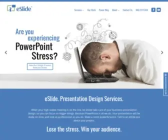 Eslide.com(Looking for an Award Winning Presentation Design Services Firm) Screenshot