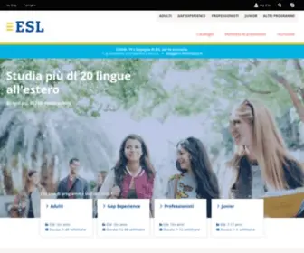 ESL.it(ESL soggiorni linguistici all'estero) Screenshot