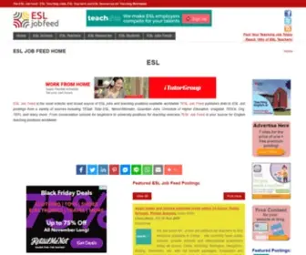 Esljobfeed.com(ESL) Screenshot