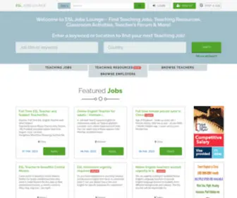 Esljobslounge.com(ESL Jobs) Screenshot