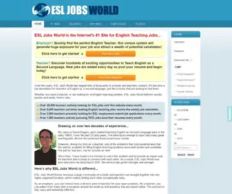 EsljobsWorld.com(ESL Jobs World) Screenshot