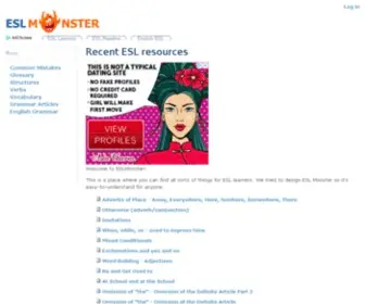 Eslmonster.com(Eslmonster) Screenshot