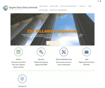 ESLN.org(Empire State Library Network) Screenshot