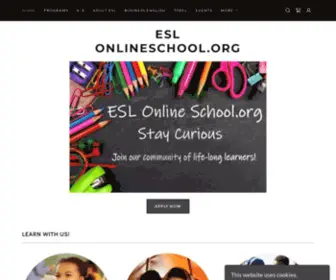 Eslonlineschool.org(ESL Online School) Screenshot