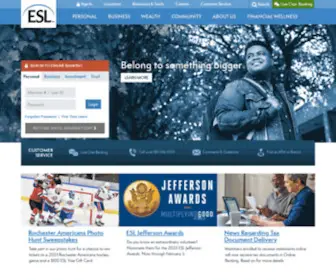 ESL.org(ESL Federal Credit Union) Screenshot