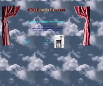 Eslprof.com(English Language Entertainment) Screenshot