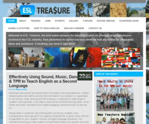 Esltreasure.com(ESL Treasure) Screenshot