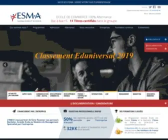 ESM-A.eu(école de commerce en alternance) Screenshot