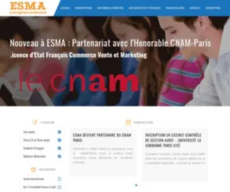 Esmamaroc.ma(ESMA Marrakech) Screenshot