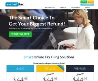 Esmarttax.com(Free Online Tax Filing) Screenshot
