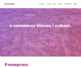 Esmedia.cz(E-commerce, online marketing, PPC, SEO, rozvoj obsahu) Screenshot