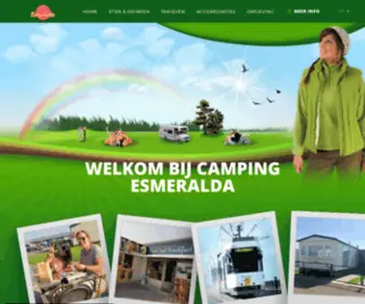 Esmeralda-AAN-Zee.be(Camping Esmeralda) Screenshot