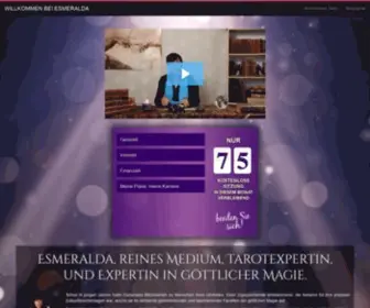 Esmeralda-Beratung.com(Tarotkartenlegen und reine Wahrsagung) Screenshot