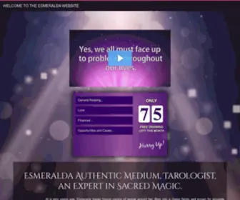 Esmeralda-PSYchic.com(Authentic Clairvoyant and Tarot Reader) Screenshot