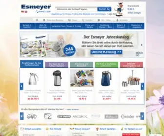 Esmeyer-Shop.de(Esmeyer Gastronomiebedarf) Screenshot