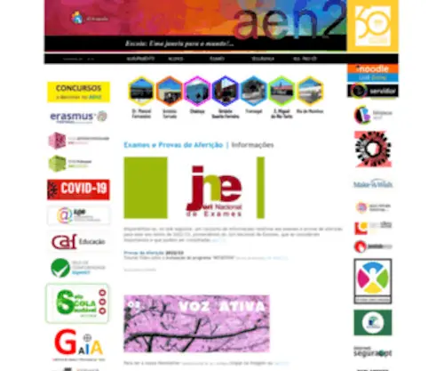 ESMF.pt(Homepage do Agrupamento de Escolas Dr) Screenshot