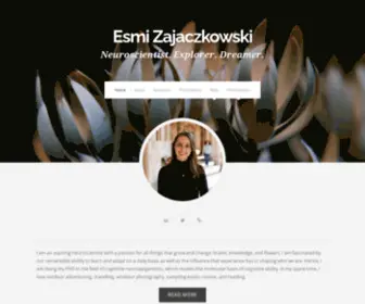 Esmizajaczkowski.com(Neuroscientist) Screenshot