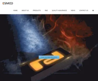 Esmoovapor.com(Sophisticated Vapor Manufacturer) Screenshot